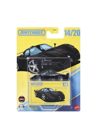 Matchbox 2004 Maserati Mc12 Collectors 14/20 Siyah Metal Diecast Araç Gbj48