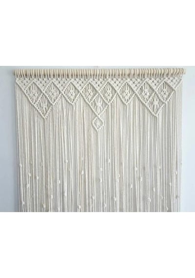 Floralmacramedesign Baklava Dilimli El Yapımı Makrome Perde Floralmacramedesign Baklava Dilimli El Yapımı Makrome Perde