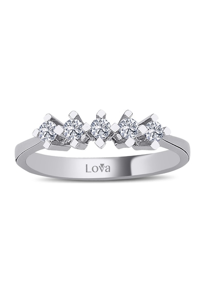 Lova G Renk 0,25 Karat Pırlanta Beştaş Yüzük - 1070086