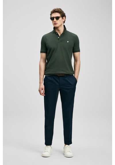 Lufian Laon Erkek Polo Yaka T-shirt 111040230 Haki