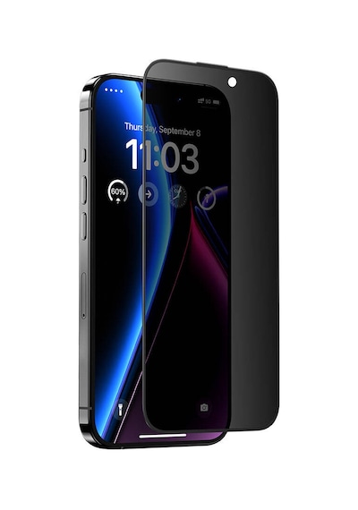 Vendas Apple Uyumlu iPhone 15 Pro Max  Exclusive V-pro Privacy Hayalet Tempered Cam Ekran Koruyucu
