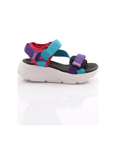 Dgn Ss0001-0178 Kadin Cirtli Sandalet Mavi Mor