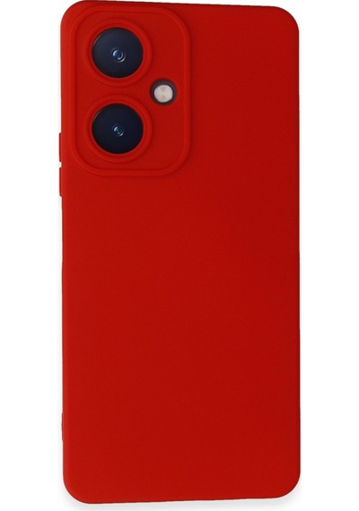 Vivo Y27 Uyumlu Kılıf Nano İçi Kadife Silikon - Kırmızı