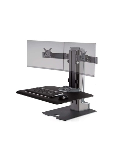 Winston-E WNSTE-2-270 Motorlu Masaüstü Monitör Standı (Çift Monit