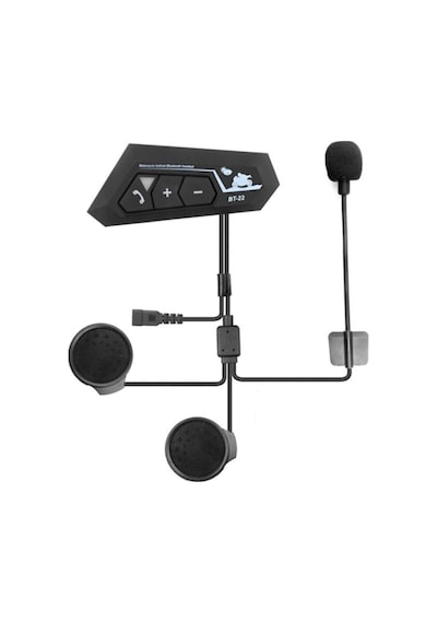 Hubrendy Kargo Bt22 Kask Kulaklık Bluetooth Motosiklet Kulaklık 5.0 Bluetooth Interkom Motorsiklet K