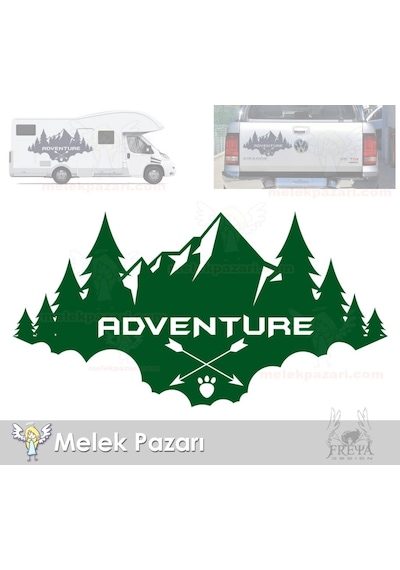 Macera, Adventure Kamp, Karavan, Off Road Sticker Macera, Adventure Kamp, Karavan, Off Road Sticker