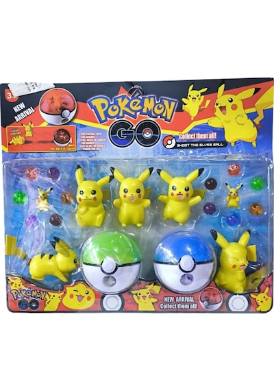 Ethell Oyuncak Kartela Pokemon Seti T0309