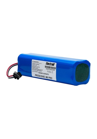 Proscenic M6 Pro Batarya 6400mah Pil Robot Süpürge Batarya