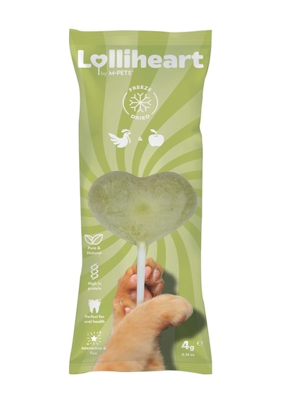 M-pets Lolliheart Elmalı Kedi Ödülü 4gr 15li Koli
