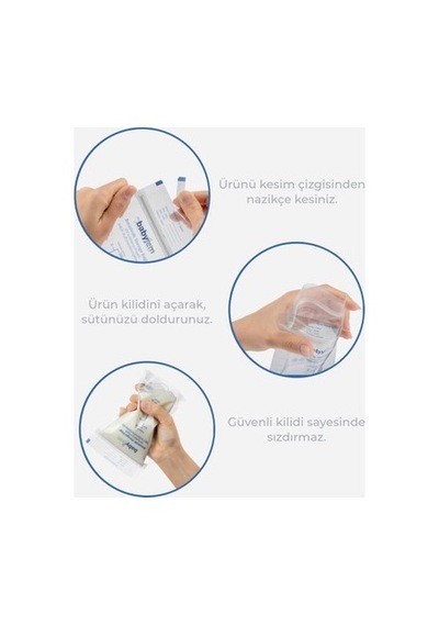 Ultra Koruyucu Süt Saklama Poşetleri, 25 Adet Bpa İçermeyen Pratik Kullanım