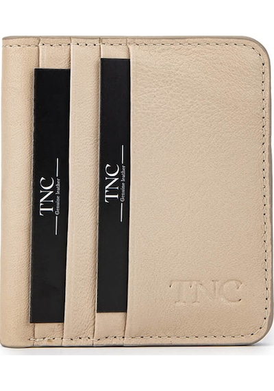 Tamer Tanca Unisex Hakiki Deri Bej Kartlık 688 4052 Krtlk Sk25-26 Bej Bej