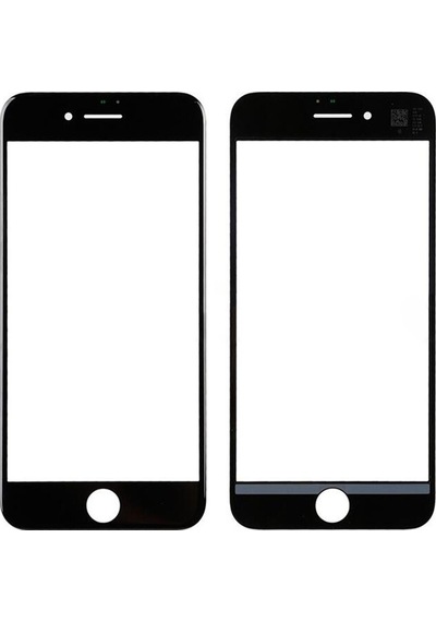 Apple Uyumlu iPhone 7 Ocalı Ön Am Dokunmatik Lens +Tamir Seti
