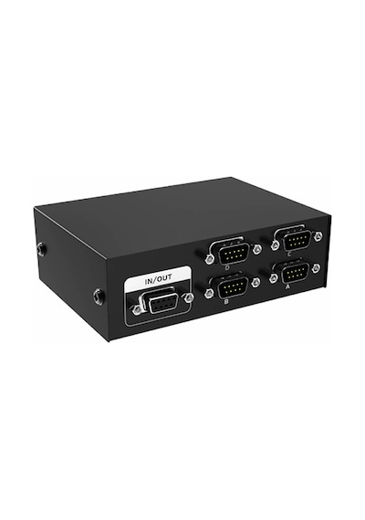 Mt-vıkı 4 Port Rs232 Switch Mt-223-4 Db9 Com Seri Port Anahtarlayıcı 1 In 4 Out Pc Printer Haberleş