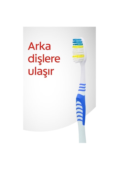 Colgate Extra Clean Dil Temizleyicili Arka Dişlere Uzanan Diş Fırçası Orta 2'li