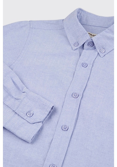 Panço Erkek Çocuk Basic Lacivert Oxford Gömlek