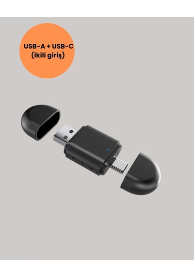 Home Kablosuz Carplay Ve Android Auto Adaptörü Usb-a & Type-c Girişli Akıllı Dönüştürücü
