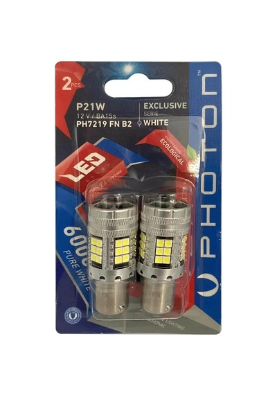 Photon 93 P21w Beyaz Tek Duy Fanlı Ampul Takımı, 12 Volt, 2 Adet Sku: Zeus8690010221933