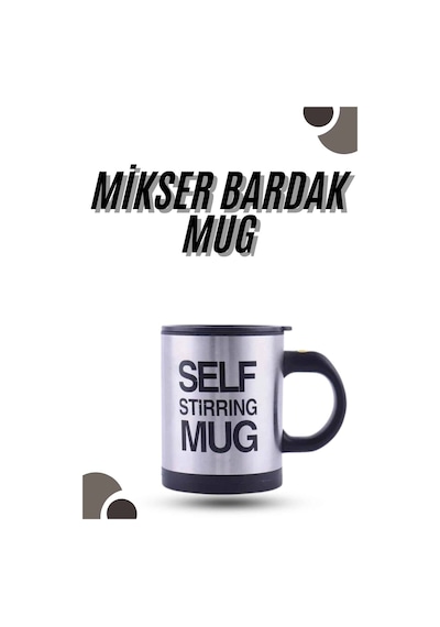 Hepsi Karıştırıcı Özellikli Mikser Kupa Bardak Kompakt Taşınabilir Mug Najmaddin Diğer