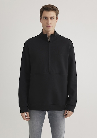 Mavi - Yarı Fermuarlı Siyah Sweatshirt 0s10331-900 Siyah