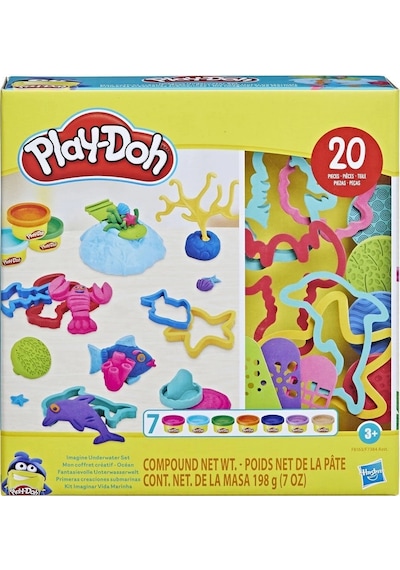 F7384 Play-doh Creations Hayal Gücü Şekilleri Seti +3 Yaş