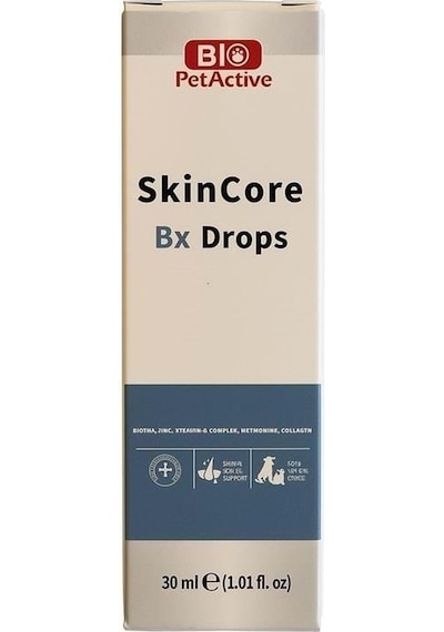 Bio Pet Aktive Skin Core Bx Drops Mükemmel Kedi Köpek Tüy Sağlığı 30ml
