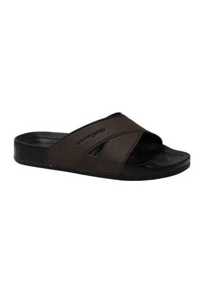 Ceyo Bermuda-M1 Kahve Ortapedik Erkek Terlik & Sandalet - 412677927