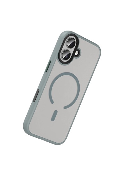 Joko - 107 - Apple İphone 17 Megane Magsafe Kapak - - Glblseme - Titan Gri