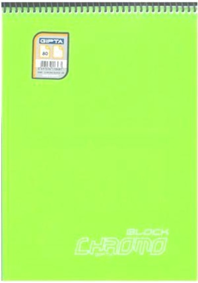 Gıpta Chromo Bloknot Kareli A-4 80 Yaprak Plastik Kapak N11.1499
