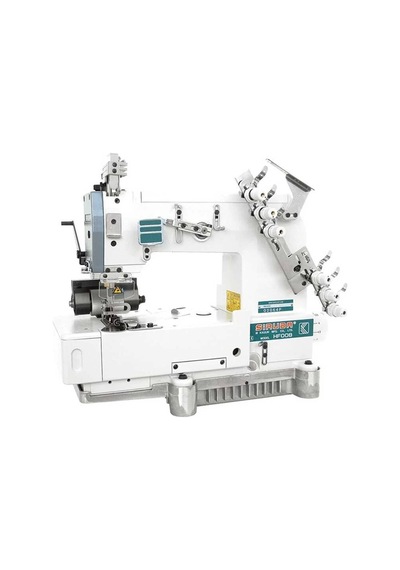 Siruba Hf008-02064p/fbq/c İki İğne Bıçaklı Kot Köprü Hazırlama Makinası Tayvan