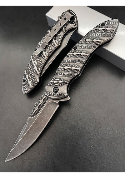 Kamp Outdoor Hc 21 Çelik Çakı 22 Cm Gümüş - Kahverengi