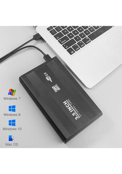 Triline 3.5" Sata Ssd Usb 2.0 Harici Harddisk Kutusu  Alüminyum