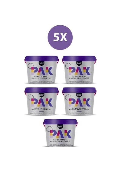Selsil Pak Genel Amaçlı Mucize Temizleyici Krem 500 Gr (5 Adet)