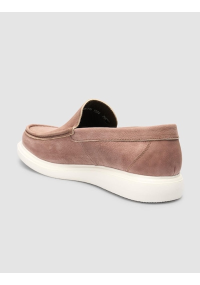 Cabani Taba Nubuk Erkek Loafer Ayakkabı Taba