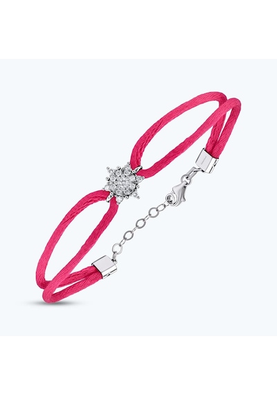 Altınbaş Pırlanta Lotus Çiçeği İpli Bileklik Ppa054pk14-4-p