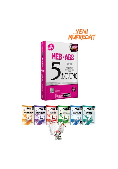 Meb Ags Pegem 5 Deneme Ve Eğitim Bil. Mevzuat Tar Coğ Say Söz Yet 6 Branş Denemesi 72 Deneme