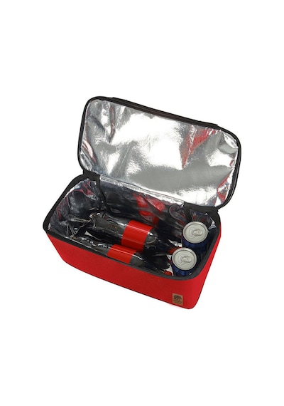Kamp Ayısı Thermo Bag - Sıcak/soğuk Termal Korumalı Kamp, Piknik, Plaj Çantası 16+22 38 Lt Kırmızı