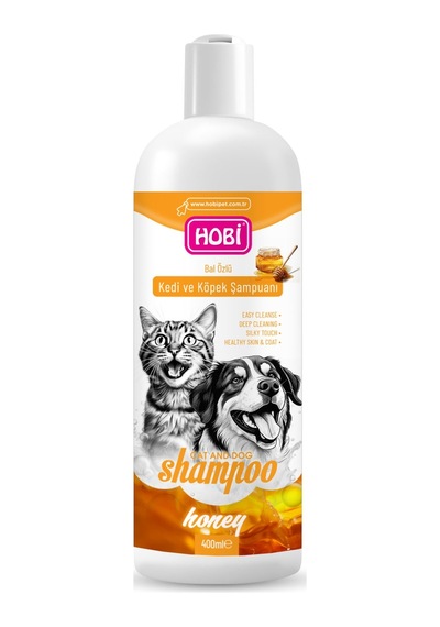 Hobi Bal Özlü Kedi Köpek Şampuanı 400 ML