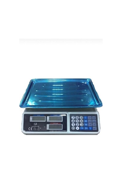Lb Metal Ölçüm Tartısı Elektronik Terazi Bakkal Manav Market Ve Pazarcı Tartısı 40kg