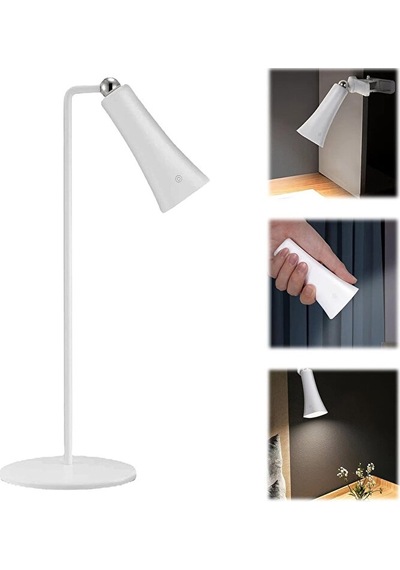 4in1 Çok Kullanışlı Şarjlı Metal Masa Lambası Klipsli / Mıknatısl Diğer