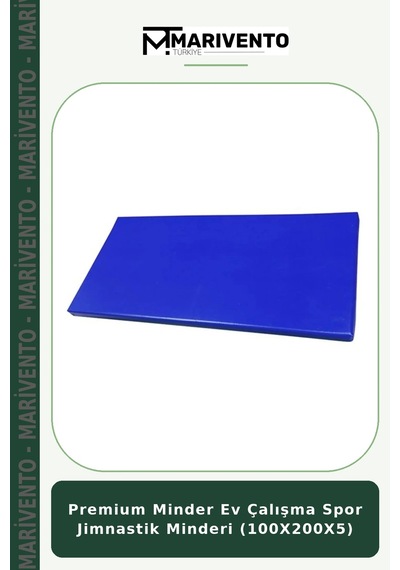 Premium Minder Ev Çalışma Spor Jimnastik Minderi 100x200x5 Çok Renkli