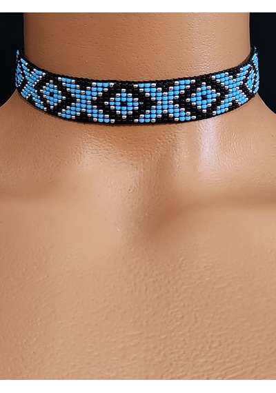 Harmel Jewelry Etnik Desen Dokuma Choker