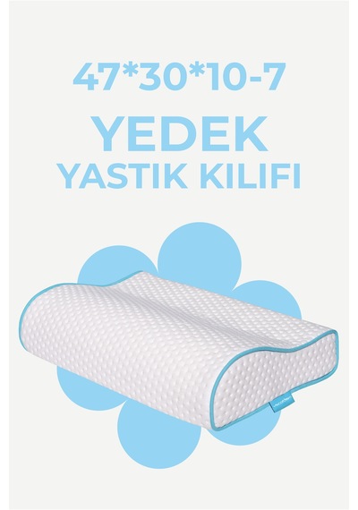 Viscofoam Yastık Kılıfı 47x30x10-8 Cm Visco Yastık Kılıfı 1 Adet