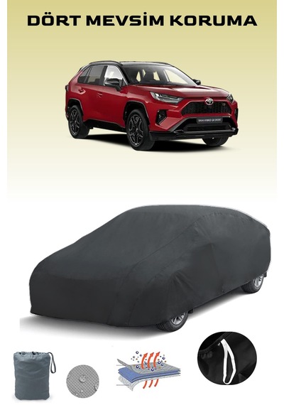 Siyah Toyota Rav4 4 Araba Brandası, Oto Örtüsü, Araba Çadırı Siyah