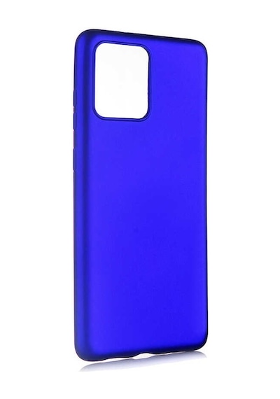 Kilifone - Samsung Uyumlu Galaxy S20 Ultra - Kılıf Mat Renkli Esnek Premier Silikon Kapak - Saks Mavi