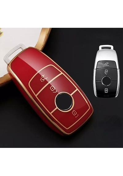 Mercedes Uyumlu C200 C180 CLA  AMG W205 W213 E200 ANAHTAR KORUMA KILIFI