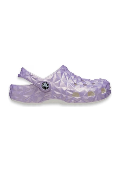 Crocs 209693 Classic Iridescent Geo Cgk Beyaz Çocuk Terlik Beyaz