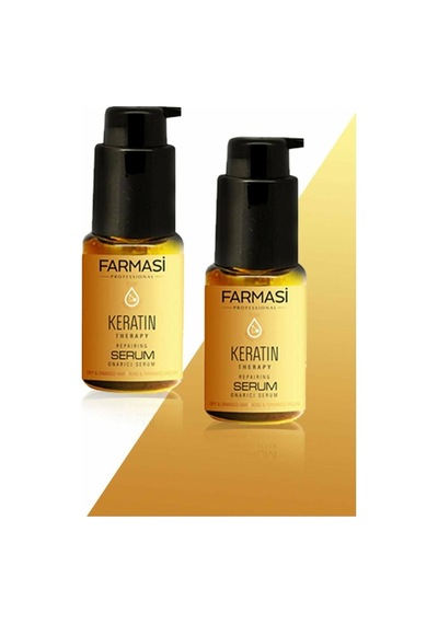 Farmasi Keratin Therapy Onarıcı Saç Bakım Serumu 2 x 30 ML
