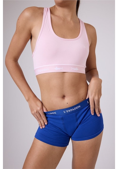 Racer Crop Top Racer Back Crop Top-3'li Avantaj Paketi-3399 Pembe