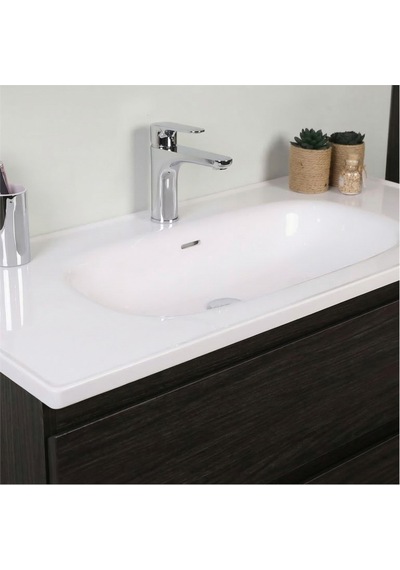Kobos Lignum 100 Cm Banyo Dolabı Seti Watson Siyah Kobos Lignum 100 Cm Banyo Dolabı Seti Watson Siyah
