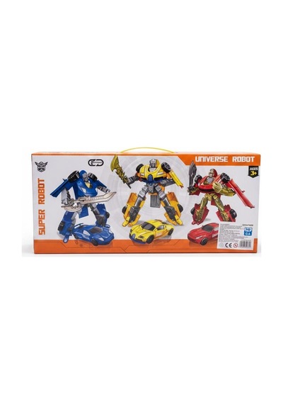 010a29 Transformer Set Renkli Oyuncak Dönüşen Robot